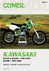 Clymer Repair Manual Kawasaki Kx125 250 500