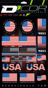 D-cor Usa Sticker Sheet