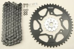 Vortex Sprocket/chain Kit Stl/stl 15/47t Sil Sx3 520-114l Blk