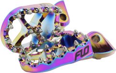 Flo Motorsports Pro Series Foot Pegs Jet Fuel