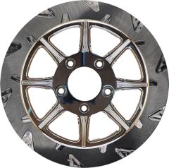 Lyndall Brakes High Carbon Steel Phoenix Rear Rotor Chrome 11.8"  Acid Concrete