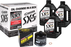 Maxima Sxs Quick Change Kit 10w-50 With Black Oil Filter