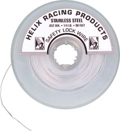 Helix Safety Lock Wire 1/4lb Spool 0.032 Dia