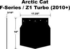 Pdp Snowflap  Arctic Cat F-series/z1 Turbo 2010+