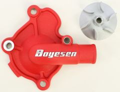 Boyesen Waterpump Cover & Impeller Kit Red