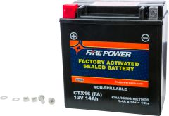 Fire Power Battery Ctx16 Sealed Factory Activated