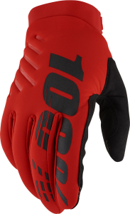 100% Brisker Gloves Red Sm