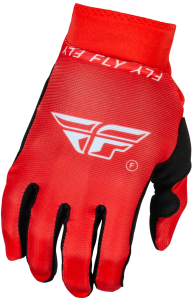 Fly Racing Youth Pro Lite Gloves Red/white Yl