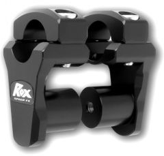 Rox Handlebar Pivoting Riser Black1-3/4"x1-1/8"x1-1/8"