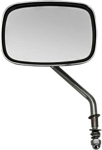 Harddrive Mirror Oem Style Short Stem Chrome Left