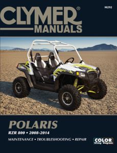 Clymer Repair Manual Polaris Rzr800