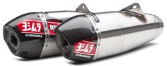 Yoshimura Rs-9 Header/canister/end Cap Exhaust Dual Slip-on Ss-al-cf