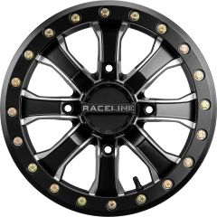 Raceline Mamba Bdlk Wheel 15x6 4/137 5+1 (+40mm) Blk/machined