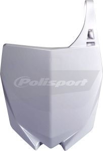 Polisport Number Plate White