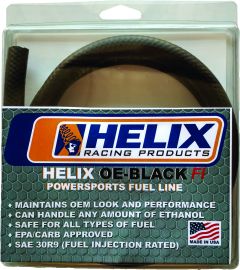 Helix Fuel/oil Line Black 3/8" X 3'