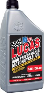 Lucas High Performance Oil 10w-40 Qt