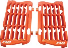 Flo Motorsports High Flow Radiator Braces Orange