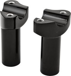 Harddrive H-bar Risers 3-1/2" Straight Black