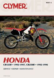 Clymer Repair Manual Honda Cr125/250r