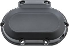 Harddrive Trans Side Cover Flat Black 6 Twin Cam 07-17 & Dyna 06