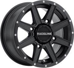 Raceline Hostage Wheel 14x7 4/110 2+5 (-47mm) Black  Black