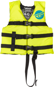 Fly Racing Child Flotation Vest Hi-vis/blue