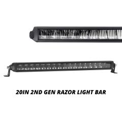 Xk Glow 20" Razor Light Bar Aux High Beam Without Harness