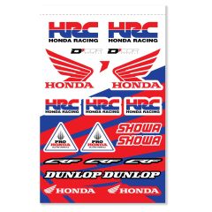 D-cor Honda Hrc Decal Sheet 12 Mil