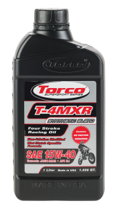 Torco T-4mxr 4-stroke Racing Oil 15w -40 Liter