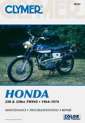 Clymer Repair Manual Honda 250-350cc Twin