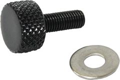 Harddrive Knurled Seat Knob 1/4-28 Black