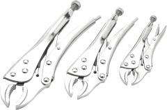 Performance Tool 3-piece Locking Plier Set