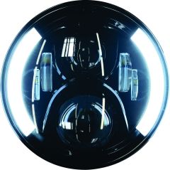 Pathfinder High Definition 7" Led Headlig Partial Halo Black