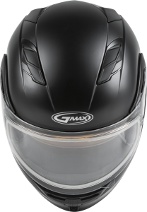 Md-01s Modular Snow Helmet Solid W/quick Release Buckle Dual Shield 2X-Large Matte Black