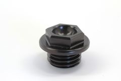 Works Oil Filler Plug Black