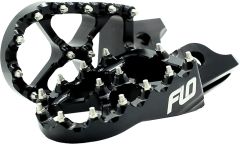 Flo Motorsports Pro Series Foot Pegs Black Yamaha