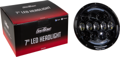 Harddrive Led Headlight 7" 105w White Angel Eyes