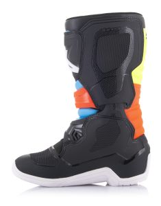 Alpinestars Tech 3s Youth Boots Blk/ylw Fluo/red Fluo Sz 04