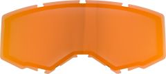 Fly Racing Dual Lens W/o Vents Adult Polarized Orange Mirror/smoke