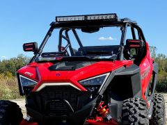 Spike Full Vented Trr Windshield Polaris  Acid Concrete