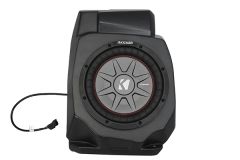 Ssv Works 10" Kicker Sub Under Dash W/ Amp Polaris