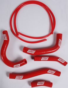 Moto Hose Silicone Hose Kit (red)  Red