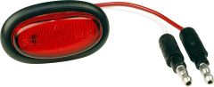 Grote Micronova Oval Led Red W/grommet