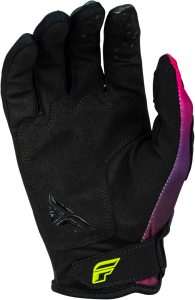 Fly Racing Youth Kinetic Prodigy Gloves Fuschia/elec Blue/hi-vis Yl