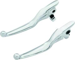 Harddrive Smooth Chrome Lever Set Flt 17-up Except Triumph Glide