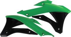 Acerbis Radiator Shrouds Green/black