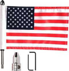 Pro Pad Usa 6x9 Flag And Mount For 1/2" Round Bar