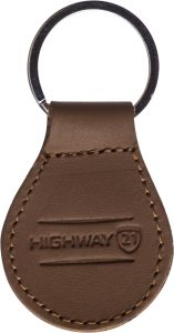 Highway 21 Key Chain Brown