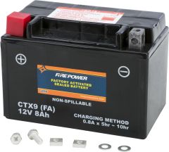 Fire Power Battery Ctx9 Sealed Factory Activated