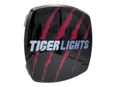 Tiger Lights Lens Cover W/logo  Acid Concrete